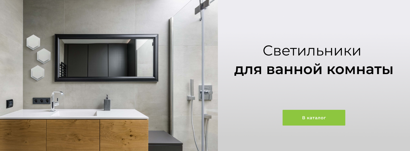 Светильники в ванную